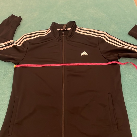 Adidas men’s Essentials three-stripe track jacket size XL - Picture 5 of 11